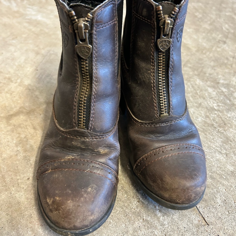 Ariat Kids Dark Brown Zipper Boots